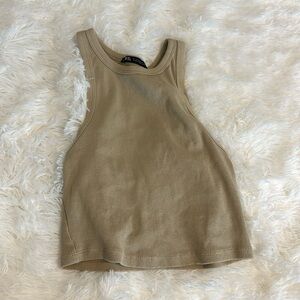 Zara Tan Top- M